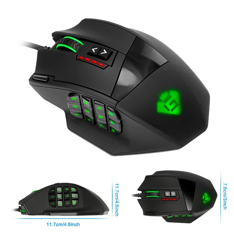 RGB backlit gaming mouse