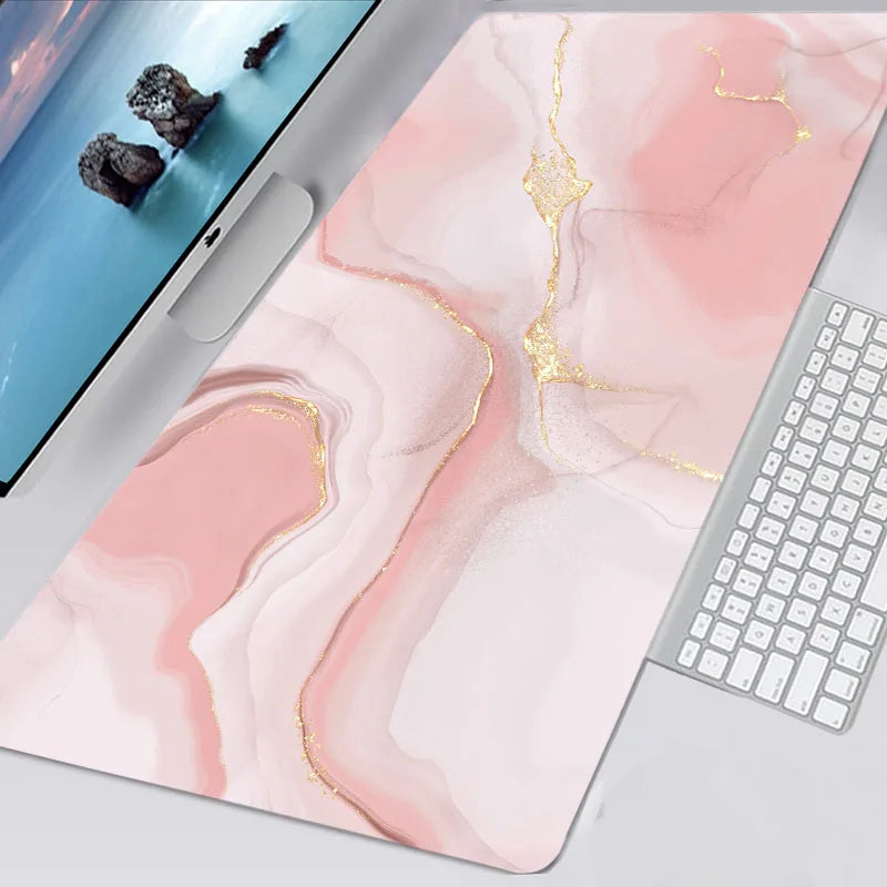 Mousepad Computer New XXL MousePads Keyboard Pad Mouse Mat Fashion Marble Gamer Soft Office Carpet Table Mat Desktop Mouse Pad