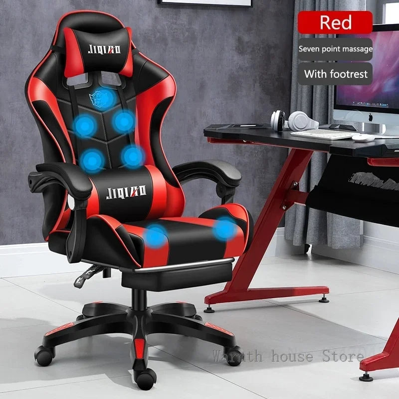 High quality gaming RGB light office chair gamer computer chair Ergonomic swivel Massage Recliner New gamer chairs