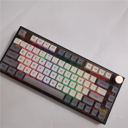 Japanese root 3 Modes Keydous NJ80 AP Mechanical keyboard Hotswap RGB Bluetooth gaming keyboards 2.4g wireless mac XDA keycap