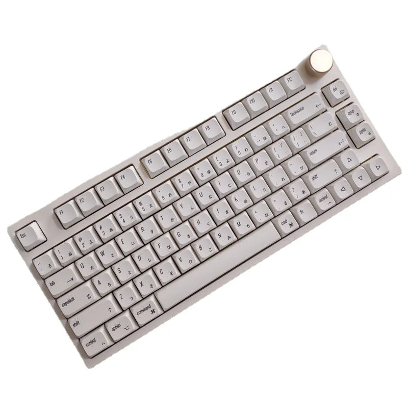 Japanese root 3 Modes Keydous NJ80 AP Mechanical keyboard Hotswap RGB Bluetooth gaming keyboards 2.4g wireless mac XDA keycap