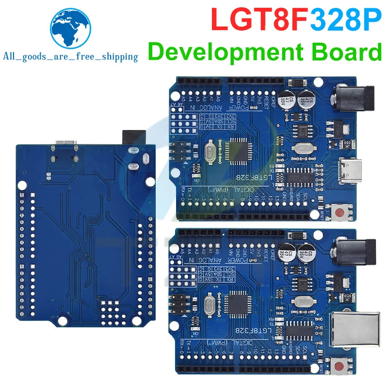 TZT LGT8F328P UNO R3 CH340G Development Board 16Mhz  For Arduino UNO R3 Replacement ATmega328P