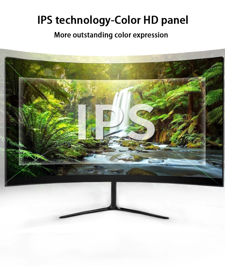 24" IPS 165hz monitors gamer 1080p HD gaming monitors PC LCD Curved screen monitor for desktop displays 1MS HDMI monitors gamer