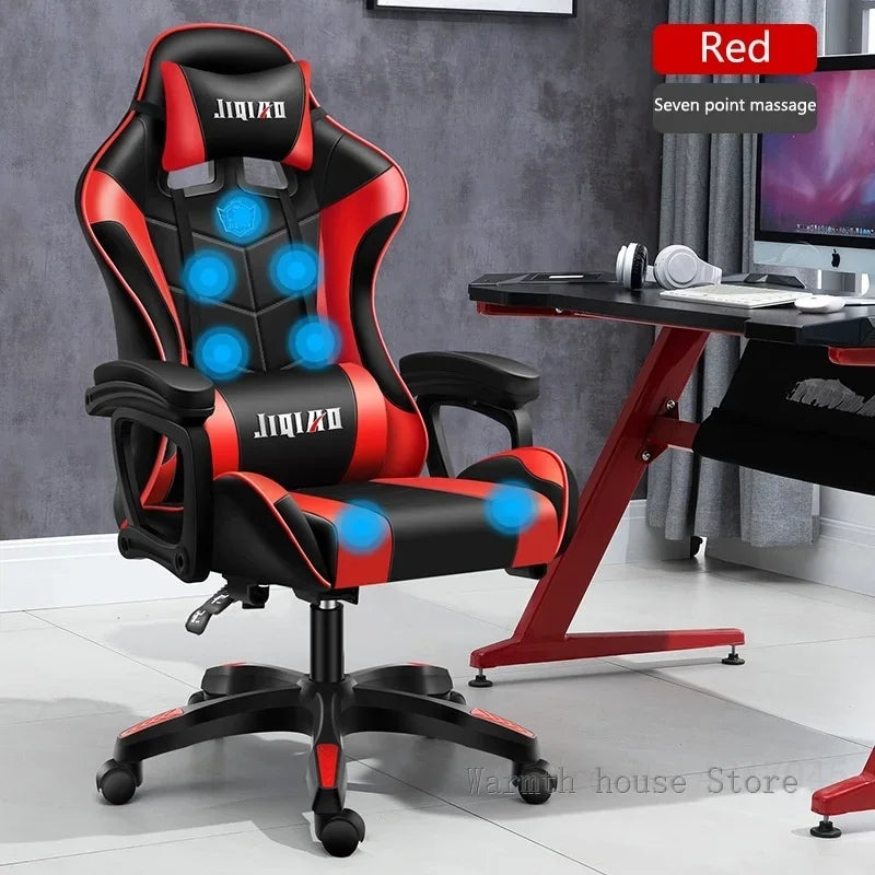 High quality gaming RGB light office chair gamer computer chair Ergonomic swivel Massage Recliner New gamer chairs