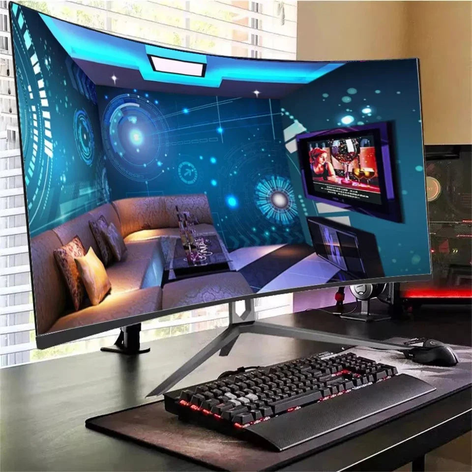 Aotesier Hot Selling Curve Screen Monitor 1920X1080 24 Inch 144Hz Gaming 23 27 240Hz 27Inch 4K Lcd Lcd