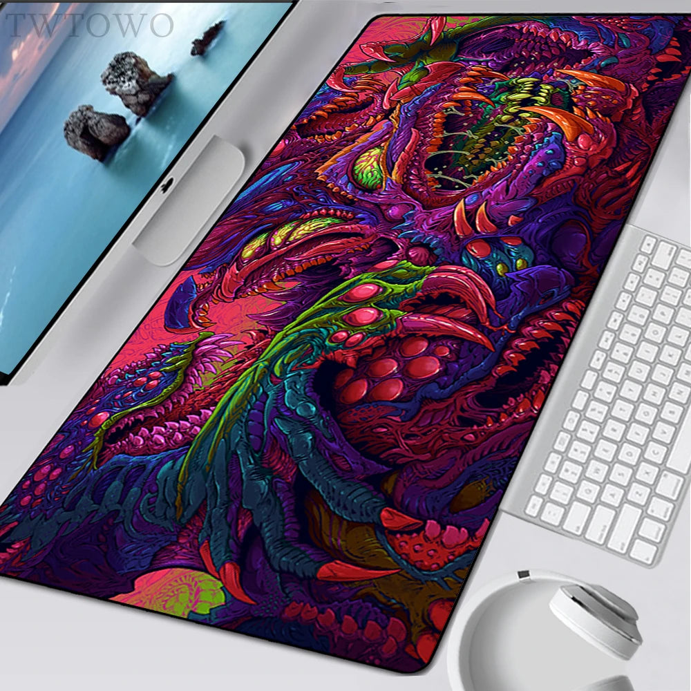 Mouse Pad Gamer Custom XXL New keyboard pad MousePads Mouse Mat Csgo Hyper Beast Laptop Anti-slip Natural Rubber Gamer Soft