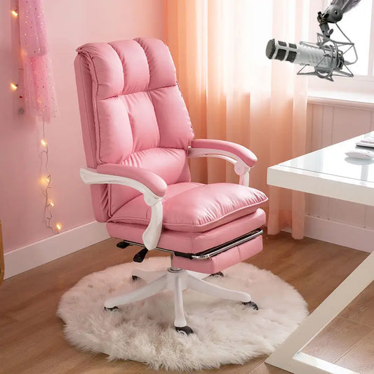 New fashion Computer chair girl comfortable gaming chair live chair bedroom anchor chair game competition lift swivel chair