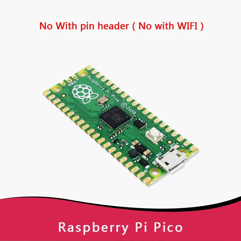 Original Raspberry Pi Pico W with Wireless WiFi Development Board,Pico or Pico H with Pin Header, support MciroPython/C++