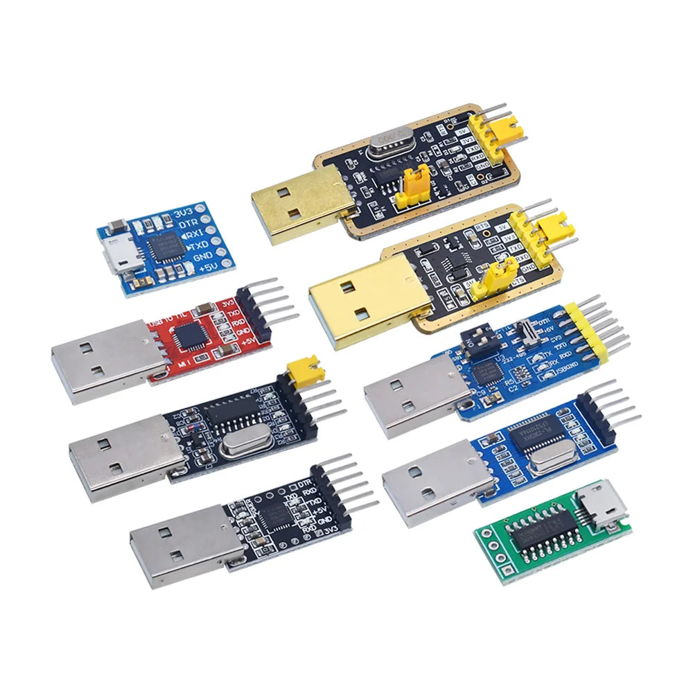 CH340 module USB to TTL CH340G upgrade download a small wire brush plate STC microcontroller board USB to serial instead PL2303