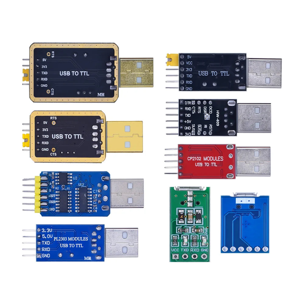 CH340 module USB to TTL CH340G upgrade download a small wire brush plate STC microcontroller board USB to serial instead PL2303