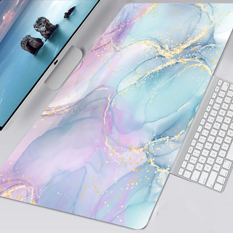 Mousepad Computer New XXL MousePads Keyboard Pad Mouse Mat Fashion Marble Gamer Soft Office Carpet Table Mat Desktop Mouse Pad