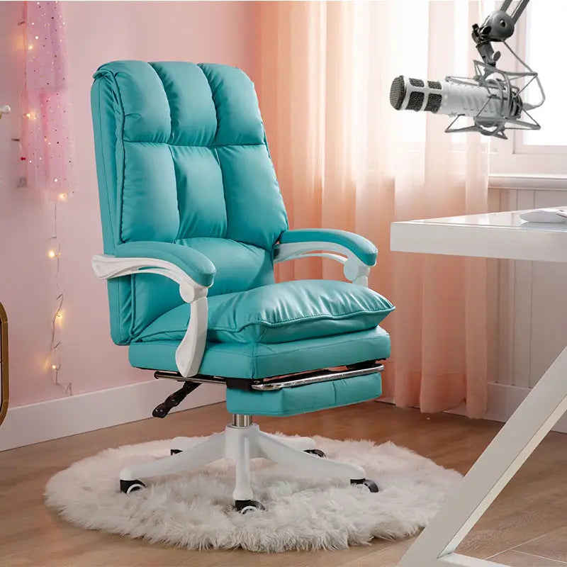 New fashion Computer chair girl comfortable gaming chair live chair bedroom anchor chair game competition lift swivel chair